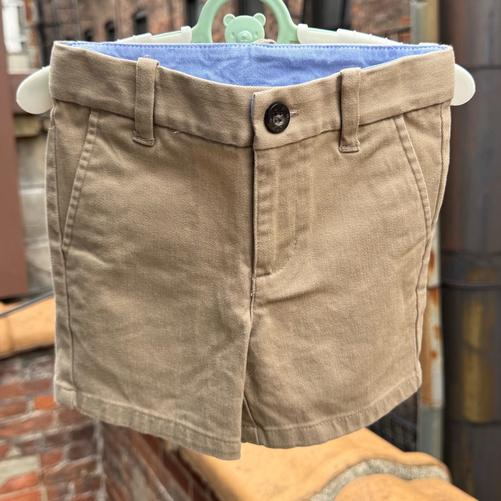 Janie and Jack Tan Kids Shorts
